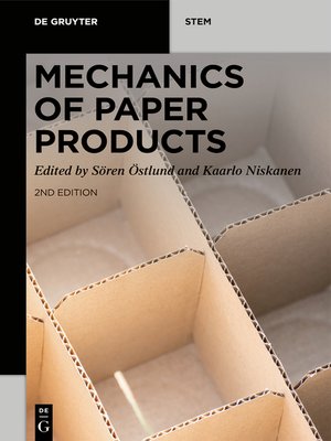 cover image of Mechanics of Paper Products